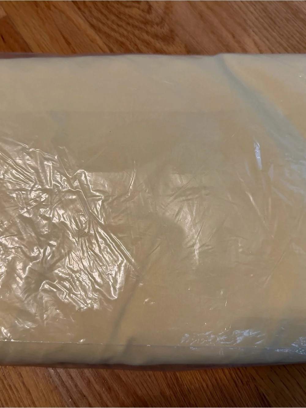 🆕Vintage Wamsutta NOS solid yellow full/Double fitted sheet 50/50 cotton percale
